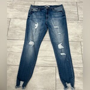 Kancan jeans distressed size XL
